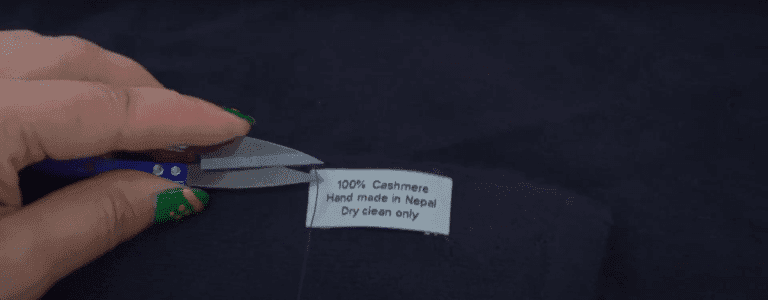 Knit Labelling Process